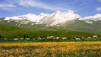 Aragats - the highest mountain in Armenia