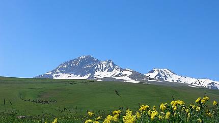 Aragats - the highest mountain in Armenia